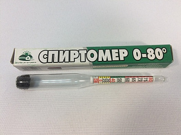 Ареометр для спирта от 0-80 градусов /1/100/2000/ Ареометр для спирта от 0-80 градусов /1/100/2000/