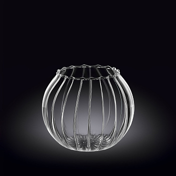 Ваза для цветов d=120 мм. h=100 мм. Термостекло Wilmax  /1/36/ Ваза для цветов d=120 мм. h=100 мм. Термостекло Wilmax  /1/36/