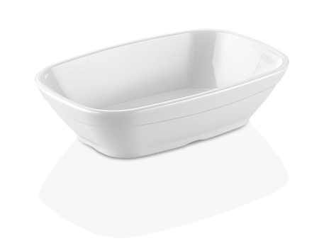 Салатник 200*140 мм. 750/650 мл. h=45 мм., касалетка поликарбонат, штабелир. GP /1/100/