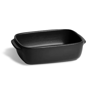Форма для запекания и подачи 600 мл. 165*125 мм. h=50 мм. с ушками черная керам Emile Henry /1/3/ Форма для запекания и подачи 600 мл. 165*125 мм. h=50 мм. с ушками черная керам Emile Henry /1/3/