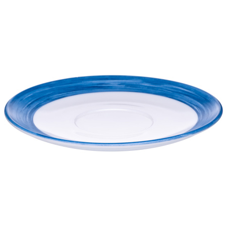 Блюдце d=140 мм. синий край Браш (чашка 40596) /1/6/48/