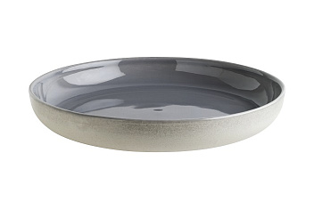Тарелка d=240 мм. глубокая 400 мл. h=35 мм. Серый, форма Граунд Bonna /1/6/450 Тарелка d=240 мм. глубокая 400 мл. h=35 мм. Серый, форма Граунд Bonna /1/6/450