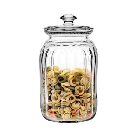 Банка для сыпучих прод. 2500 мл. d=102 мм. h=258 мм. со стекл. крышкой Вива /1/6/108/ Банка для сыпучих прод. 2500 мл. d=102 мм. h=258 мм. со стекл. крышкой Вива /1/6/108/