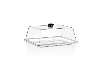 Крышка 27*21 см. h=9 см. поликарбонат, прозрачная (поднос 76859,76843,76851) GP /1/12/ Крышка 27*21 см. h=9 см. поликарбонат, прозрачная (поднос 76859,76843,76851) GP /1/12/