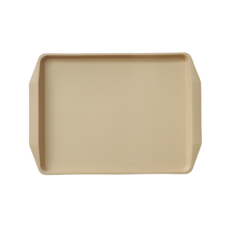 Поднос 42*30 см. бежевый поверхность шагрень MGprof /1/10/ Поднос 42*30 см. бежевый поверхность шагрень MGprof /1/10/