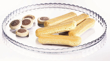 Поднос для подачи d=280 мм. стекл. Патиссэри /1/12/468/ Поднос для подачи d=280 мм. стекл. Патиссэри /1/12/468/