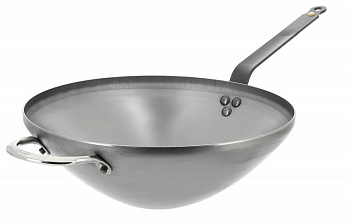 Сковорода Wok d=32 см. h=12 см. 5,15 л. (индукция) с 2 ручками Mineral B De Buyer /1/3/