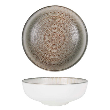 Салатник d=140 мм. 350 мл. h=50 мм. штабелир. Дамаск, форма Хюгге Bonna /1/12/ Салатник d=140 мм. 350 мл. h=50 мм. штабелир. Дамаск, форма Хюгге Bonna /1/12/