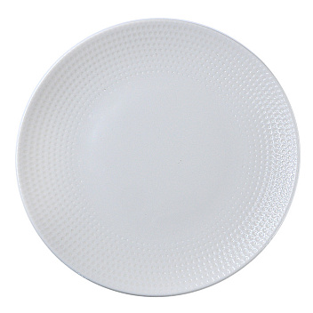 Тарелка d=230 мм. Белый Пьюре Дот, форма Гурмэ Bonna /1/12/972/ Тарелка d=230 мм. Белый Пьюре Дот, форма Гурмэ Bonna /1/12/972/