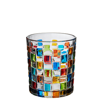 Олд Фэшн 260 мл. d=80 мм. h=89 мм. цветной Мозаик MGline /6/24/ Олд Фэшн 260 мл. d=80 мм. h=89 мм. цветной Мозаик MGline /6/24/