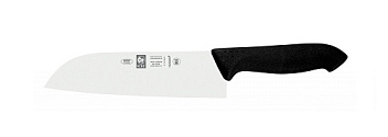 Нож японский Santoku 180/300 мм. черный HoReCa Icel /1/6/ Нож японский Santoku 180/300 мм. черный HoReCa Icel /1/6/