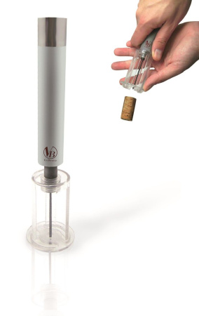 Штопор вакуумный с иглой 19,3 см. профессиональный нерж. VB /1/12/  Штопор вакуумный с иглой 19,3 см. профессиональный нерж. VB /1/12/