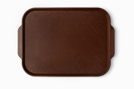 Поднос 45*34,5 см. темно-коричневый АБС-пластик ОСОБО ПРОЧНЫЙ морозостойкий MGprof /1/10/ Поднос 45*34,5 см. темно-коричневый АБС-пластик ОСОБО ПРОЧНЫЙ морозостойкий MGprof /1/10/
