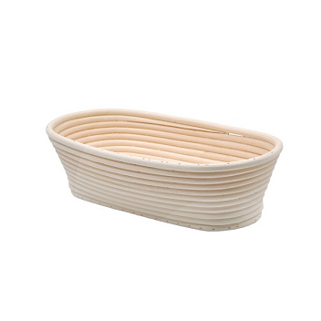 Форма для расстойки теста 250*140 мм. h=75 мм. овальная, из лозы (ротанга) MGprof/1/ Форма для расстойки теста 250*140 мм. h=75 мм. овальная, из лозы (ротанга) MGprof/1/