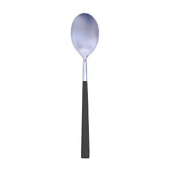 Ложка столовая Хайв 18/10 кованая 21 см. ручка пластик черная Pinti /12/ Ложка столовая Хайв 18/10 кованая 21 см. ручка пластик черная Pinti /12/