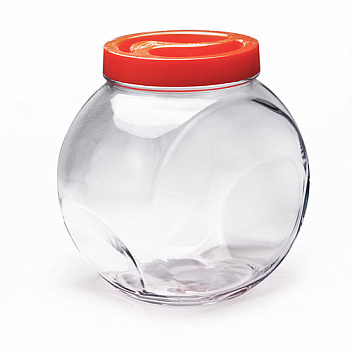 Банка для сыпучих прод. 2000 мл. с пластик. крышкой Белла /1/6/180/ Банка для сыпучих прод. 2000 мл. с пластик. крышкой Белла /1/6/180/
