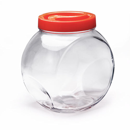 Банка для сыпучих прод. 2000 мл. с пластик. крышкой Белла /1/6/180/ Банка для сыпучих прод. 2000 мл. с пластик. крышкой Белла /1/6/180/