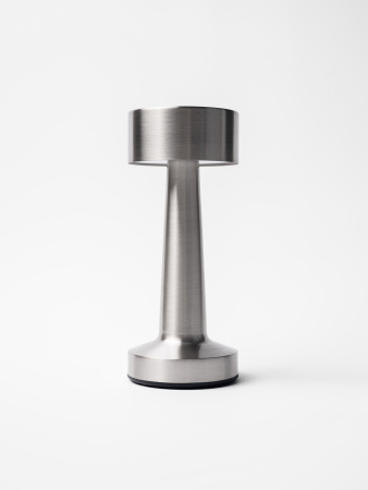 Лампа настольная  d=9 см. h=21,5 см. 3 цвета, сенсорная регулировка яркости, нерж., серебристая LED SIMPLE II MGline/1/20/ АКЦИЯ Лампа настольная  d=9 см. h=21,5 см. 3 цвета, сенсорная регулировка яркости, нерж., серебристая LED SIMPLE II MGline/1/20/ АКЦИЯ