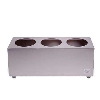 Органайзер для столовых приборов 3 стакана 38,5*15,8*17,3 см. нерж. MGsteel /1/6/ Органайзер для столовых приборов 3 стакана 38,5*15,8*17,3 см. нерж. MGsteel /1/6/