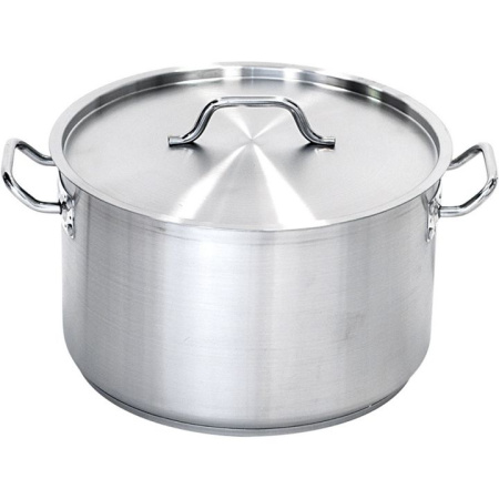 Кастрюля  2,0 л. нерж. d=18 см. h=8 см. тройное дно с крышк. (индукция) MGsteel /1/ Кастрюля  2,0 л. нерж. d=18 см. h=8 см. тройное дно с крышк. (индукция) MGsteel /1/