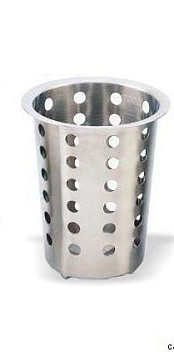 Подставка для столовых приборов (стакан) d= 95 мм. h=130 мм. перфор. нерж.MGsteel/1/6/48/ Подставка для столовых приборов (стакан) d= 95 мм. h=130 мм. перфор. нерж.MGsteel/1/6/48/