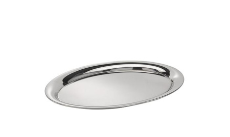 Поднос для подачи овальный 26,5*19,5 мм нерж. APS /1/ Поднос для подачи овальный 26,5*19,5 мм нерж. APS /1/