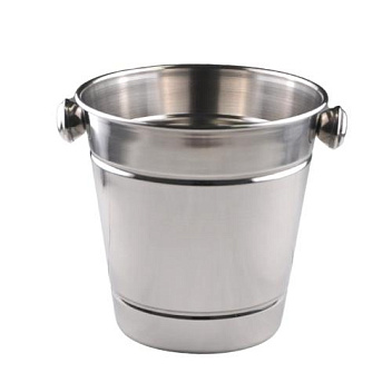 Ведро для льда 1,6 л. нерж. d=14 см. MGsteel /1/48/ Ведро для льда 1,6 л. нерж. d=14 см. MGsteel /1/48/