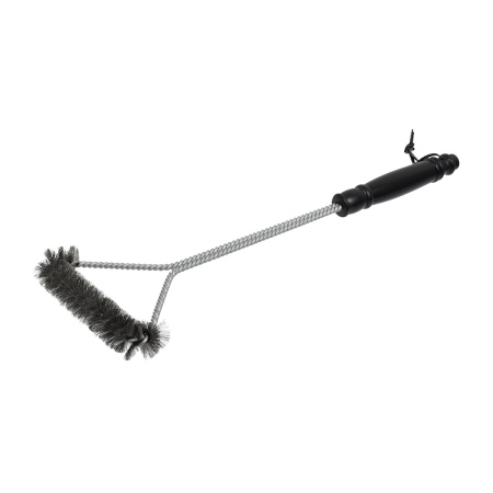 Щетка для гриля  43 см. 8*14,5 см. c металлической щетиной h=1,3 см. /1/24/ Щетка для гриля  43 см. 8*14,5 см. c металлической щетиной h=1,3 см. /1/24/