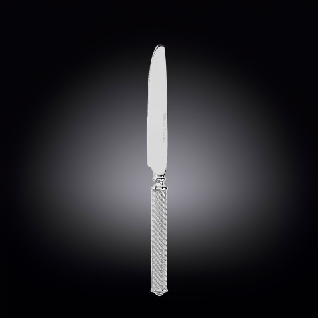 Нож десертный Твист 18/10 3,5 мм. 22,5 см. Wilmax /1/24/144/ Нож десертный Твист 18/10 3,5 мм. 22,5 см. Wilmax /1/24/144/
