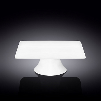 Подставка для торта квадрат 25,5*25,5 см. h=9 см. фарфор Wilmax /1/8/ Подставка для торта квадрат 25,5*25,5 см. h=9 см. фарфор Wilmax /1/8/