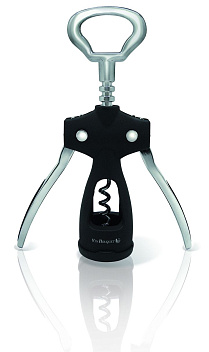 Штопор рычажный 19 см. прорезин. мощный нерж. VB /1/12/ Штопор рычажный 19 см. прорезин. мощный нерж. VB /1/12/