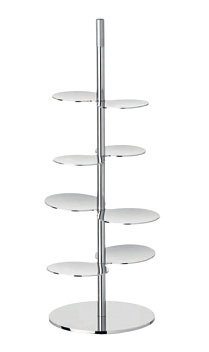 Этажерка 4-х ярусная d=10 см. h=29 см. для закусок Abert /1/ Этажерка 4-х ярусная d=10 см. h=29 см. для закусок Abert /1/