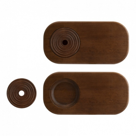 Доска для подачи прямоуг. 320*160*25 мм. бук (емкости см.описание) Bonna /1/4/ Доска для подачи прямоуг. 320*160*25 мм. бук (емкости см.описание) Bonna /1/4/