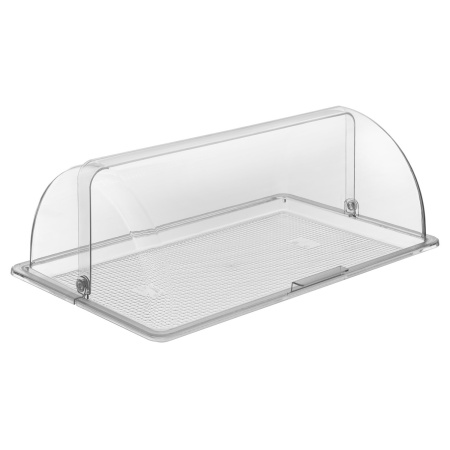 Поднос для подачи GN 1/1 53*32,5 см. поликарбонат, прозрачный б/крышки (крышка 76826, 76827) GP /1/12/