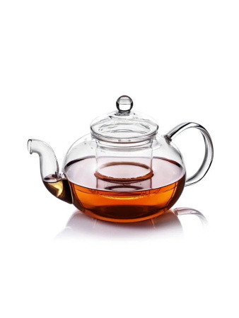 Чайник 1000 мл. заварочный , Термостекло /1/12/ Чайник 1000 мл. заварочный , Термостекло /1/12/