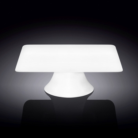 Подставка для торта квадрат 30*30 см. h=9 см. фарфор Wilmax /1/8/ Подставка для торта квадрат 30*30 см. h=9 см. фарфор Wilmax /1/8/