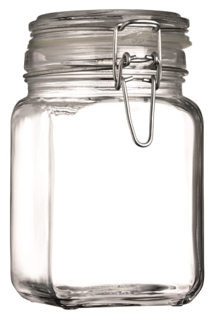 Банка для сыпучих прод. 1050 мл. с бугельным замком Кремлин /1/6/270/ Банка для сыпучих прод. 1050 мл. с бугельным замком Кремлин /1/6/270/