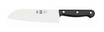 Нож японский Santoku 180/300 мм. черный TECHNIC Icel /1/6/ Нож японский Santoku 180/300 мм. черный TECHNIC Icel /1/6/