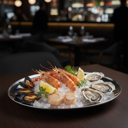 Блюдо для подачи d=410 мм. нерж. Abert /1/