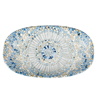 Блюдо овальное 240*140 мм. Мозаик, форма Гурмэ Bonna /1/12/1164/ Блюдо овальное 240*140 мм. Мозаик, форма Гурмэ Bonna /1/12/1164/