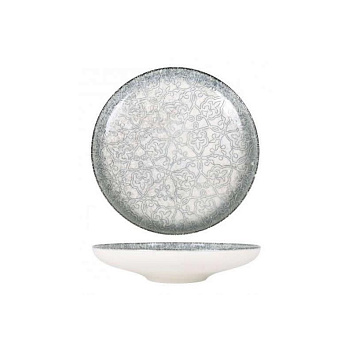 Тарелка для пасты d=280 мм. 1600 мл. Текендама, форма Хюгге Bonna /1/6/ Тарелка для пасты d=280 мм. 1600 мл. Текендама, форма Хюгге Bonna /1/6/