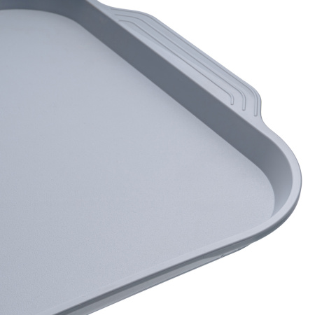 Поднос 45*34,5 см. серый (107) поверхность шагрень MGprof /1/10/