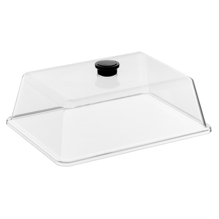 Крышка 27*21 см. h=9 см. поликарбонат, прозрачная (поднос 76859,76843,76851) GP /1/12/ ВДОХНОВЕНИЕ
