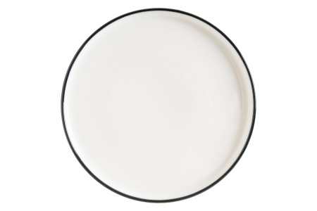Тарелка d=220 мм. Линеа Черный, форма Хюгге Bonna /1/6/558/ Тарелка d=220 мм. Линеа Черный, форма Хюгге Bonna /1/6/558/