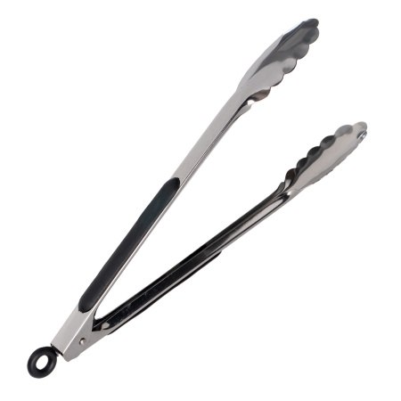 Щипцы универсальные 30 см. нерж. резин. вставки MGsteel /1/72/