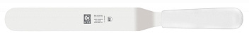 Лопатка 28,5 см. изогнутая раб. часть 15*3 см. нерж. узкая с пластик. ручкой белая Icel  /1/6/ Лопатка 28,5 см. изогнутая раб. часть 15*3 см. нерж. узкая с пластик. ручкой белая Icel  /1/6/