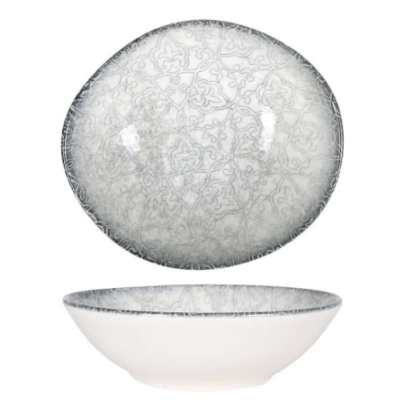 Салатник d=180 мм. 470 мл. h=55 мм. Текендама, форма Ваго Bonna /1/12/ Салатник d=180 мм. 470 мл. h=55 мм. Текендама, форма Ваго Bonna /1/12/