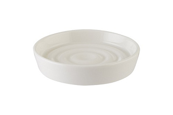 Соусник  75 мл. d=100 мм. для оливкового масла Белый Нит, тонкий край Bonna /1/12/2628/ Соусник  75 мл. d=100 мм. для оливкового масла Белый Нит, тонкий край Bonna /1/12/2628/