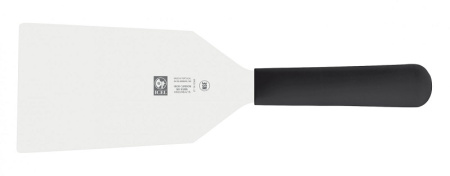 Лопатка 28,5 см. прямая раб. часть 15*9 см. нерж. широкая с пластик. ручкой, черная Icel /1/6/ Лопатка 28,5 см. прямая раб. часть 15*9 см. нерж. широкая с пластик. ручкой, черная Icel /1/6/
