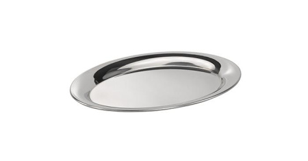 Поднос для подачи овальный 20*14,5 мм нерж. APS /1/ Поднос для подачи овальный 20*14,5 мм нерж. APS /1/